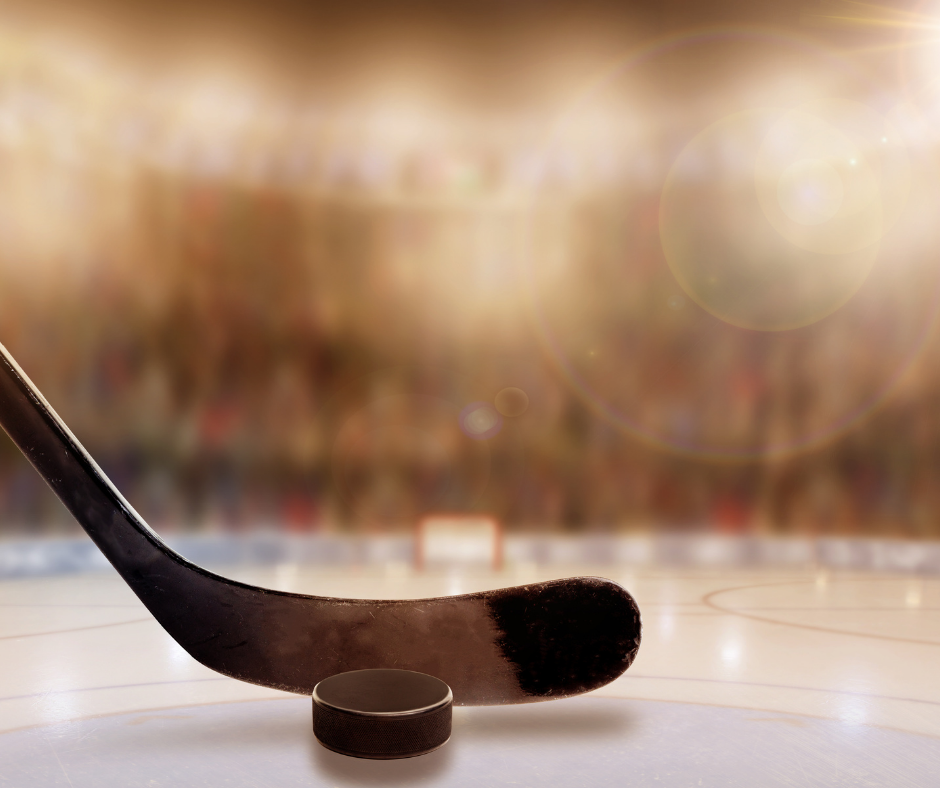 Hockey and Stick and Puck Image