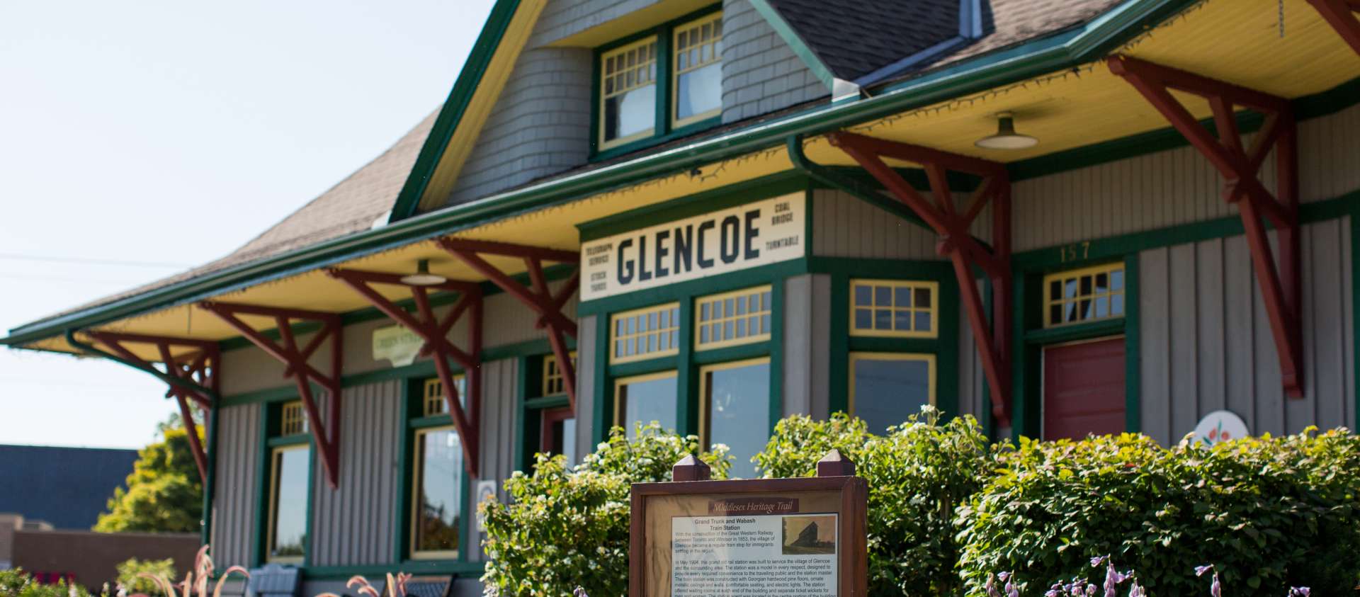 Glencoe Train Station Image Glencoe Train Station Image