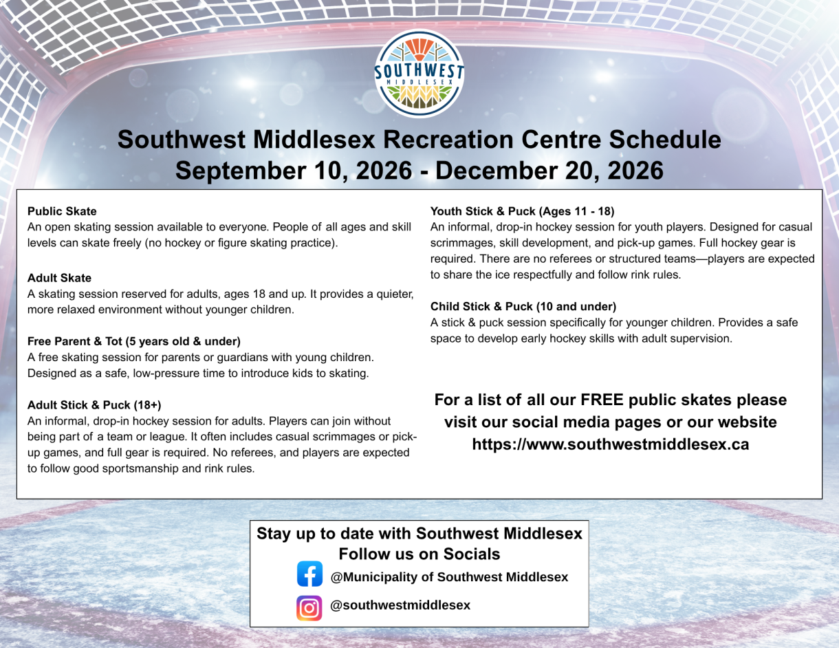 ice schedule