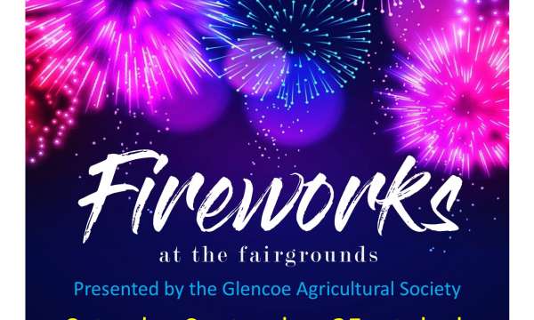Glencoe Ag Society Fireworks Poster Image