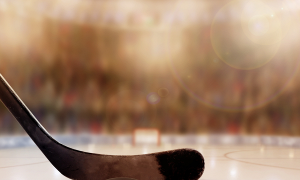 Hockey and Stick and Puck Image